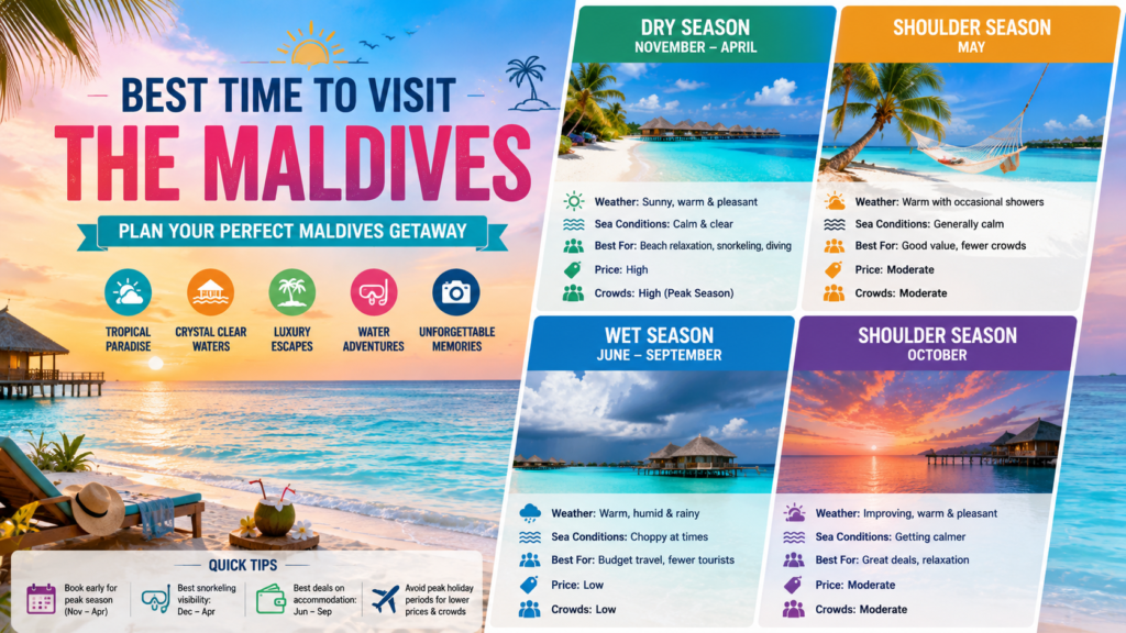 best time to visit the Maldives