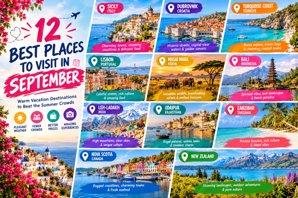 best places to visit in September